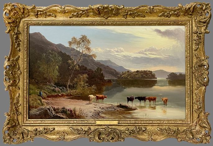 Sidney Richard Percy - Highland Loch Landscape | MasterArt